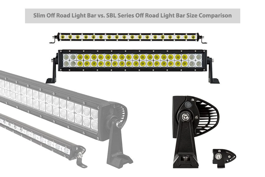 20" Slim Series Off-Road LED Light Bars - 54W - 5,000 Lumens - Image 4
