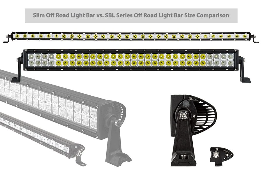 30" Slim Series Off-Road LED Light Bars - 90W - 8,200 Lumens - Combo Beam - Image 4