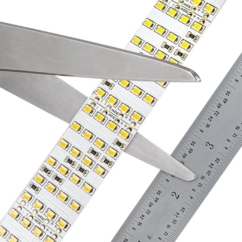 Custom Length White LED Strip Light - Highlight Series LED Tape Light - High-CRI Quad Row - 24V - IP20 - 1,317 Lm/ft - Image 3