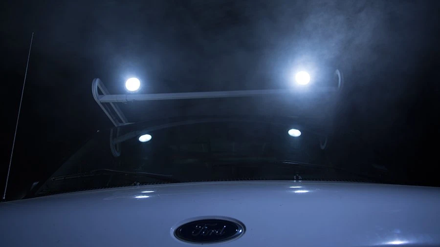 Off-Road LED Work Light / LED Driving Light - 4.5" Round - 18W - 1,800 Lumens - 60 Degree - Black Finish - 2-Pack - Image 10