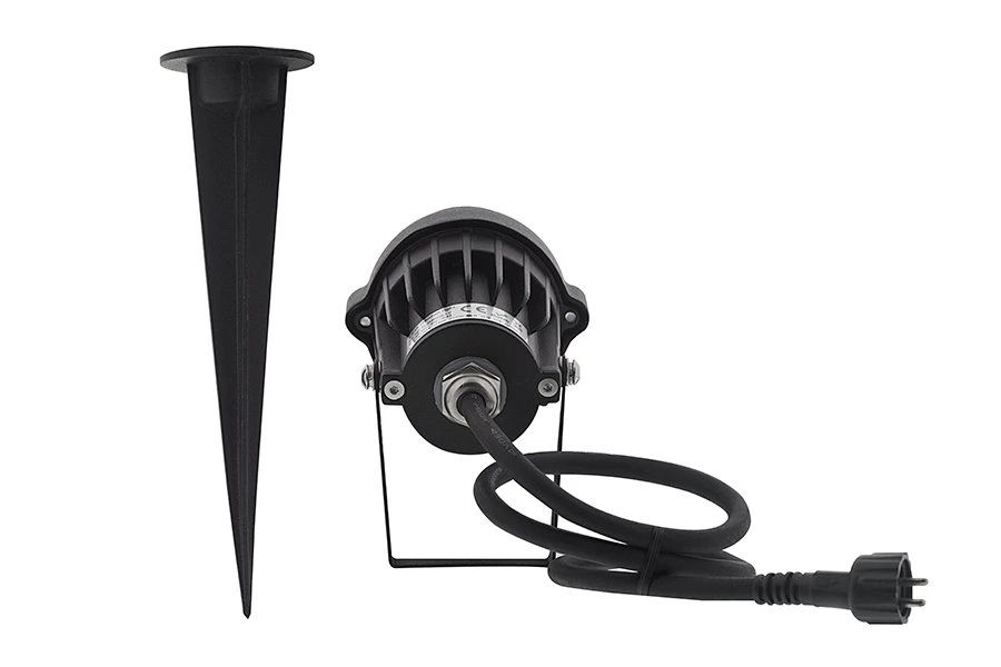 5 Watt Landscape LED Spotlight With Mounting Spike - 25 Watt Equivalent - 250 Lumens - Blue - Black Housing - Image 18