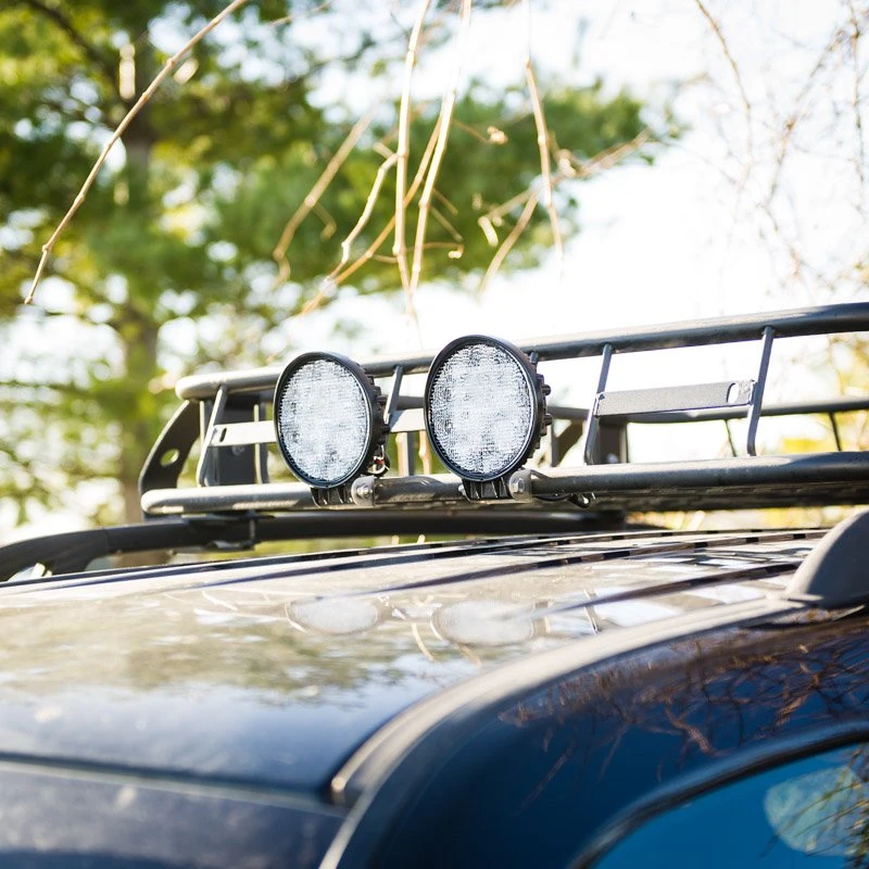 Off-Road LED Work Light / LED Driving Light - 4.5" Round - 18W - 1,800 Lumens - 60 Degree - Black Finish - 2-Pack - Image 11