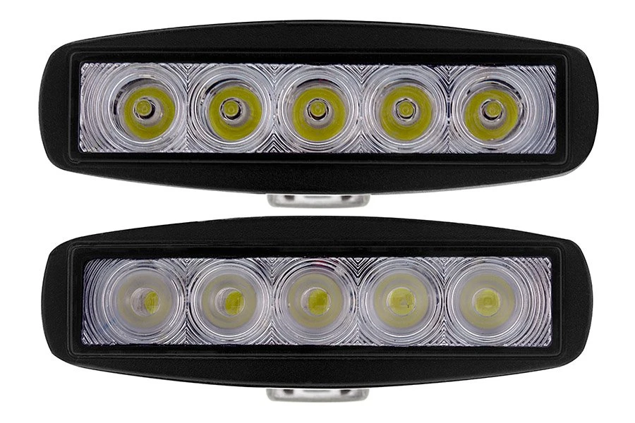 Off-Road LED Work Light / LED Driving Light - 6" Rectangle - 15W - 850 Lumens - Image 6