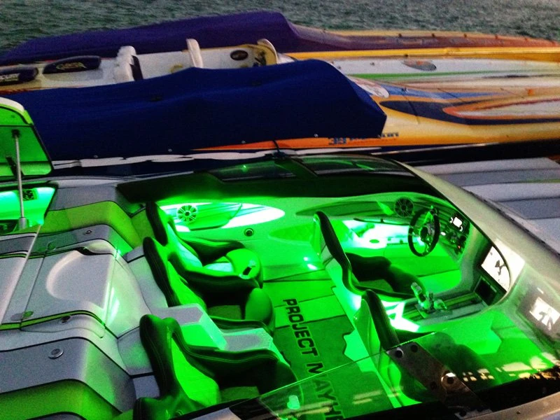 5m Single Color LED Strip Light - HighLight Series Tape Light - 12V - IP67 Waterproof - Red - 196.9in (16.40ft) - Image 7