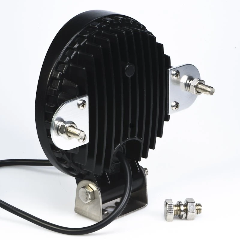 Off-Road LED Work Light / LED Driving Light - 4.5" Round - 18W - 1,800 Lumens - 60 Degree - Black Finish - 2-Pack - Image 6