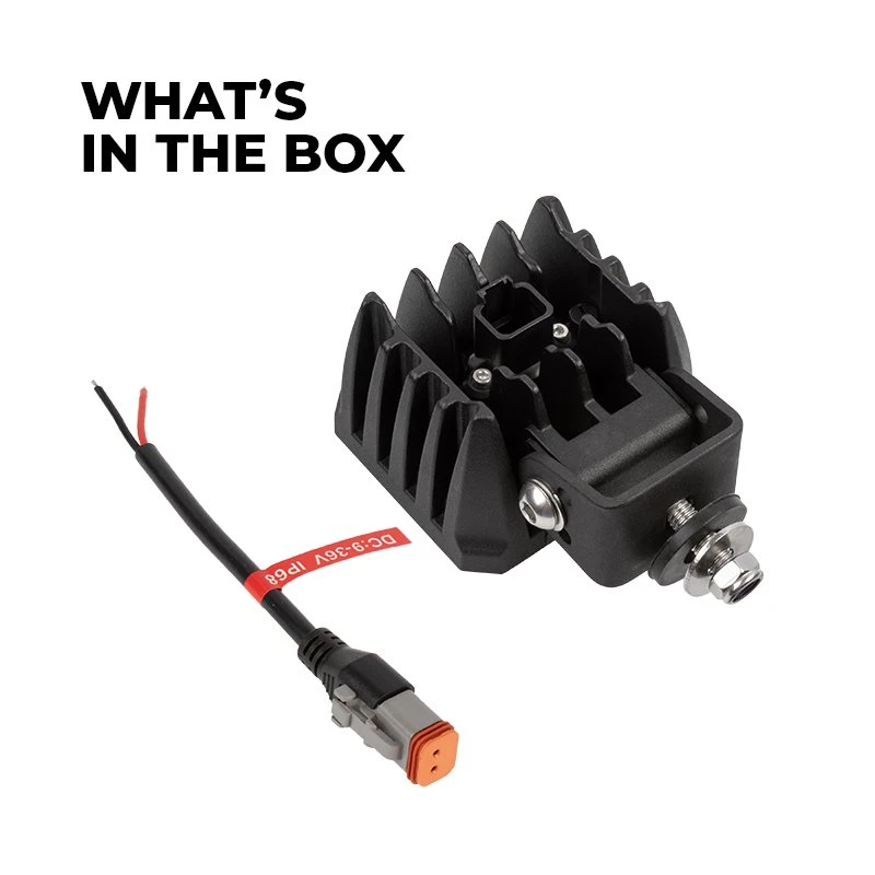 3” LED Pod Light - 40W - Flood / Spot Beam - White - 3,800 Lumens - Image 3