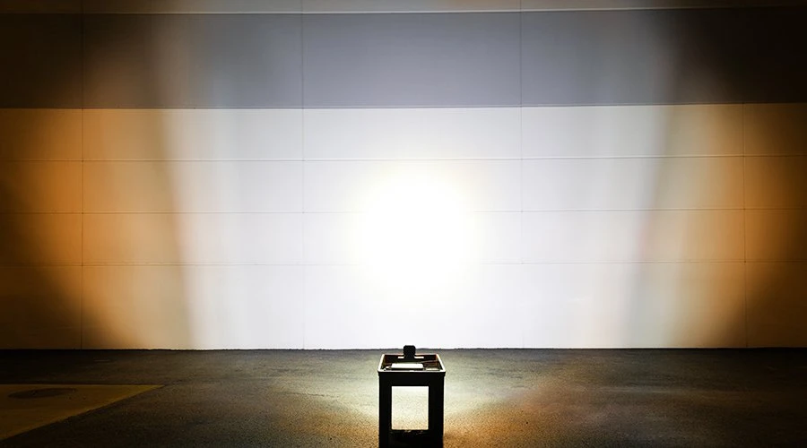 LED Pod Light - 70W Side Shooter With Amber Strobe - Spot Beam - 8,400 Lumens - Single - Image 5