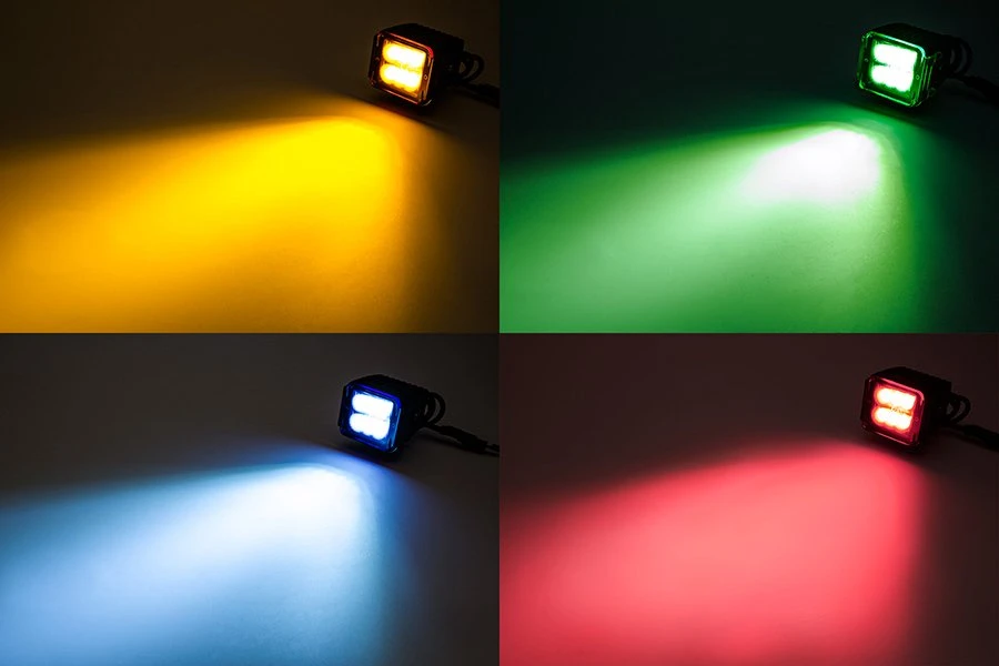 LED Pod Light - 3" Square LED Work Light - 18W - 1,440 Lumens - Image 9