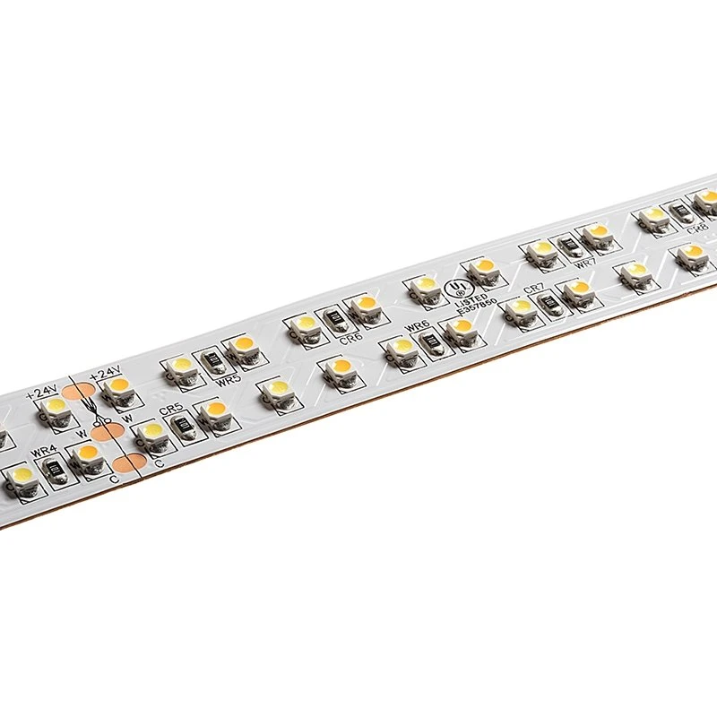 5m Tunable White LED Strip Light - LED Tape Light - Dual-Row - 24V - IP20 - Tunable White - 196.9in (16.40ft)