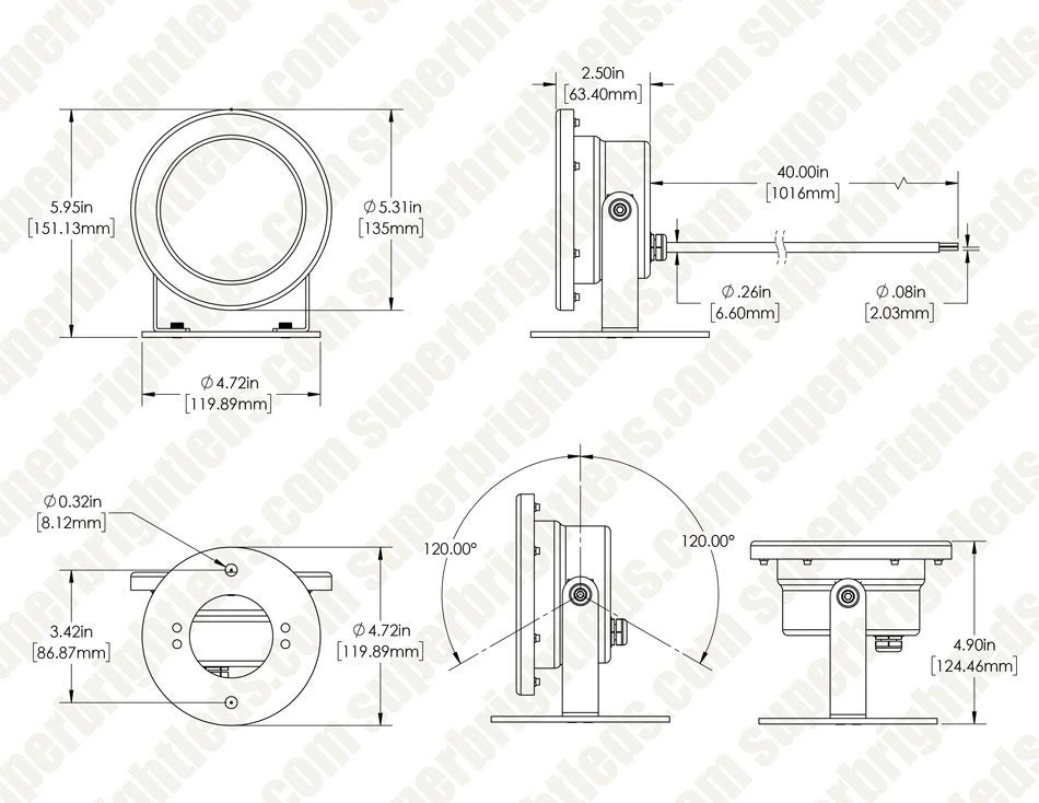 9W Underwater LED Light - Pond And Landscape Spotlight - 3000K - 12V AC/DC - Image 10