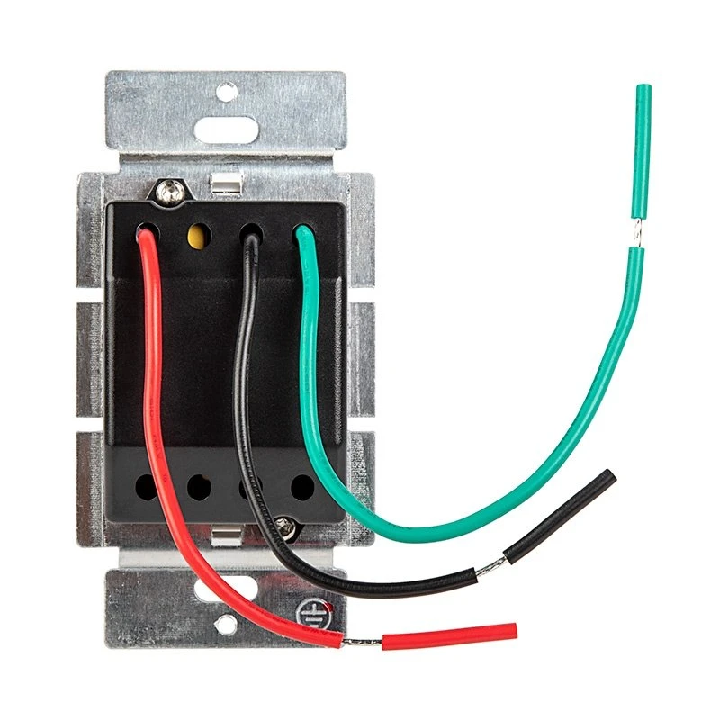 1-Way LED Dimmer Switch With Slide - Single-Pole Rocker - 120V - White - 6-Pack - Image 3