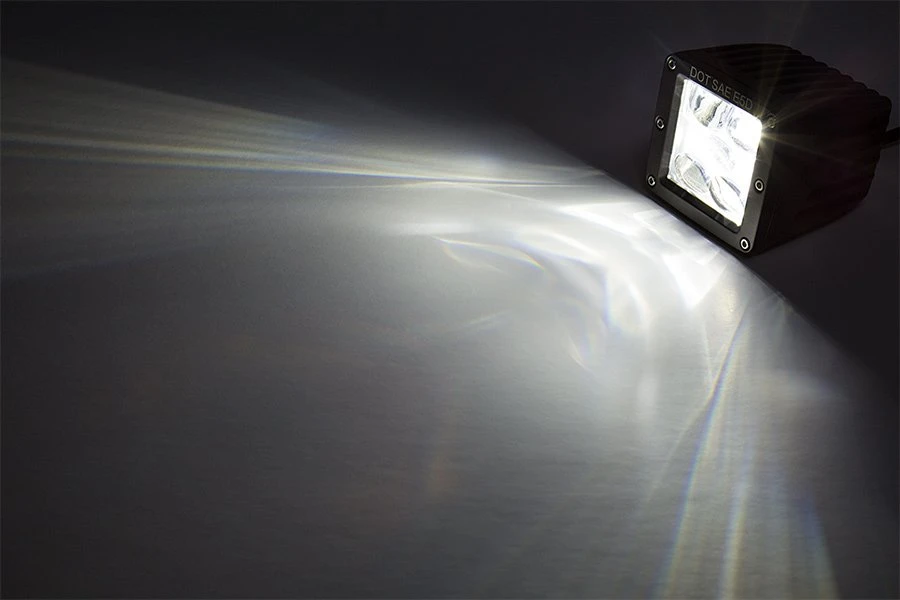 LED Fog Light - 3" Square - 25W - 1,700 Lumens - Image 5