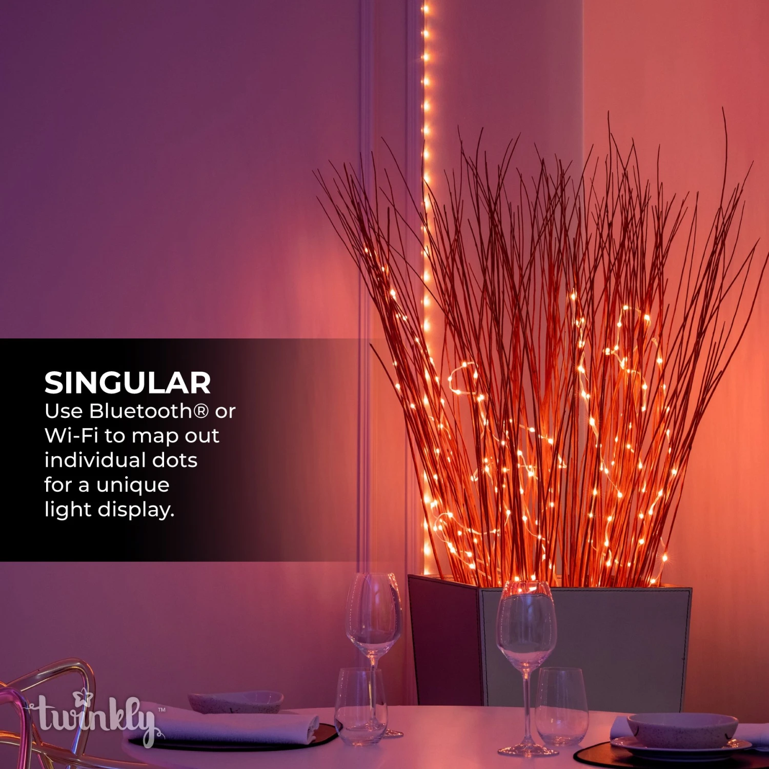 Twinkly Dots - 9.8ft RGB Smart LED Light String - 60 LEDs - App-Controlled - USB-Powered - Image 5