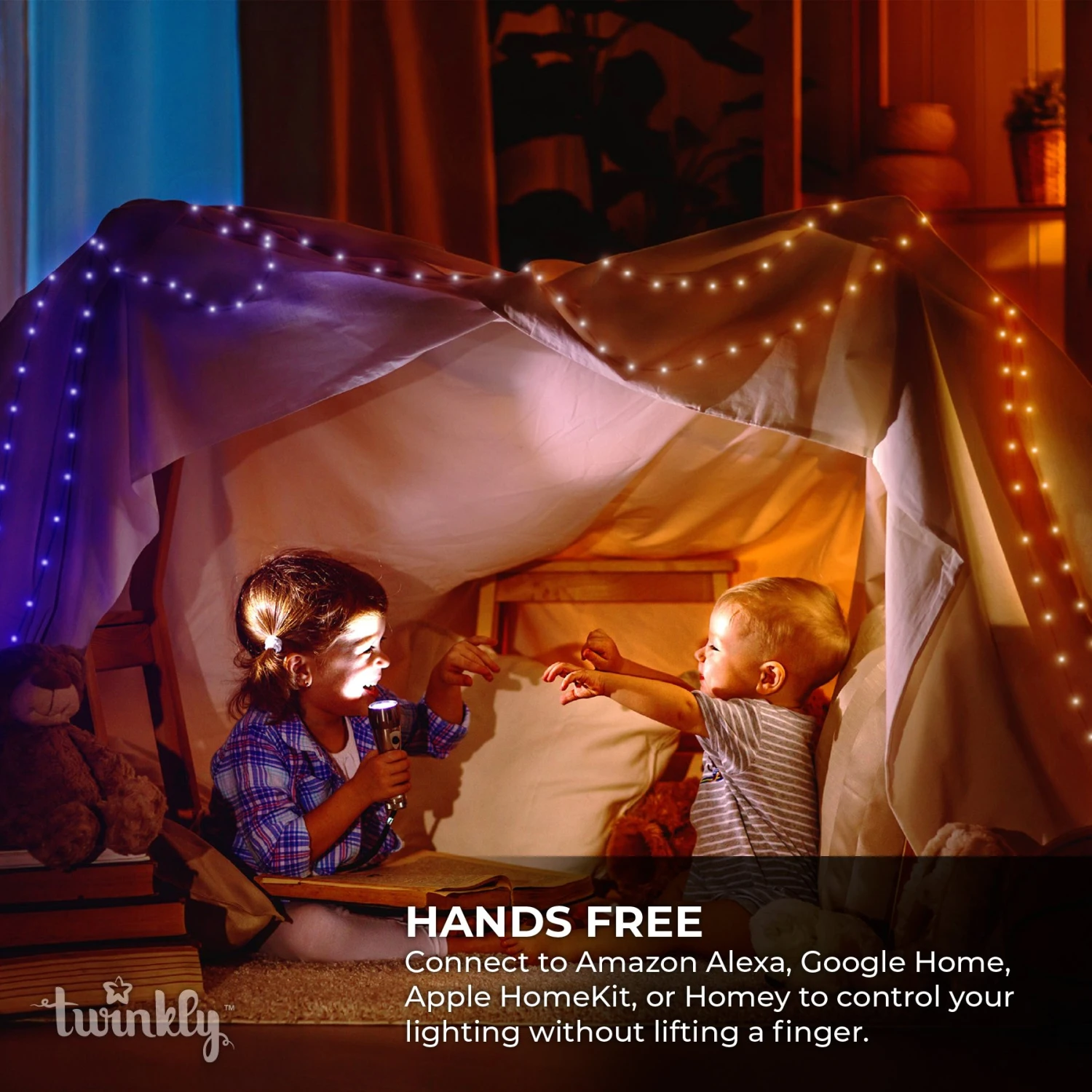 Twinkly Dots - 9.8ft RGB Smart LED Light String - 60 LEDs - App-Controlled - USB-Powered - Image 7