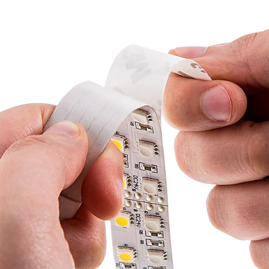RGBW LED Strip Lights - Dual Row 24V LED Tape Light With White And Multicolor LEDs - 530 Lumens/ft. - Image 5