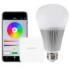 A19 MiBoxer Wi-Fi Smart LED Bulb - RGB+Tunable White - Smartphone / Alexa / Google Home Assistant Compatible - 9W - 60W Equivalent - 850 Lumens