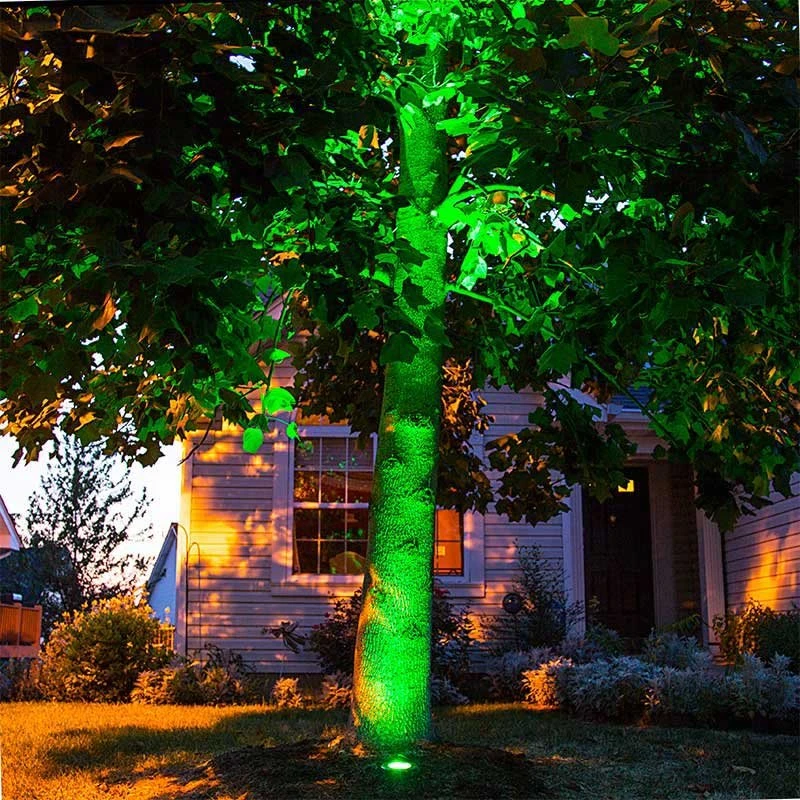 G-LUX RGB LED Flat Top In-Grade Well Light - 8 Watt - RGB With Sleeve - Image 12