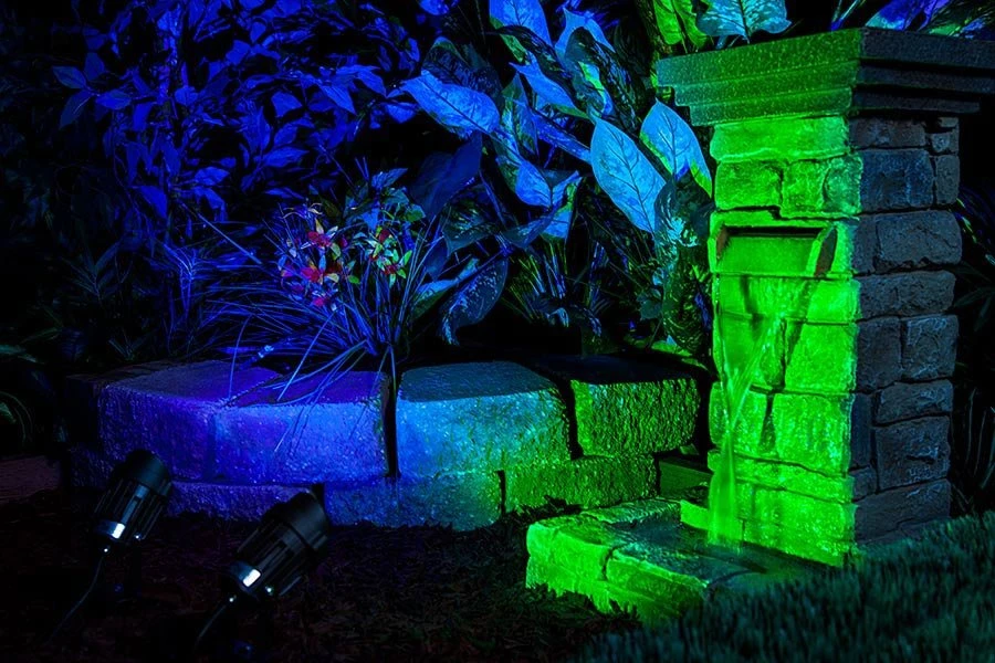 5 Watt Landscape LED Spotlight With Mounting Spike - 25 Watt Equivalent - 250 Lumens - Blue - Black Housing - Image 9