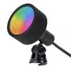 18W Color Changing RGB LED Landscape Spotlight - 525 Lumens - Remote Sold Separately - Matte Black