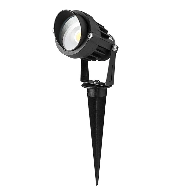 5 Watt Landscape LED Spotlight With Mounting Spike - 25 Watt Equivalent - 250 Lumens - Blue - Black Housing - Image 2