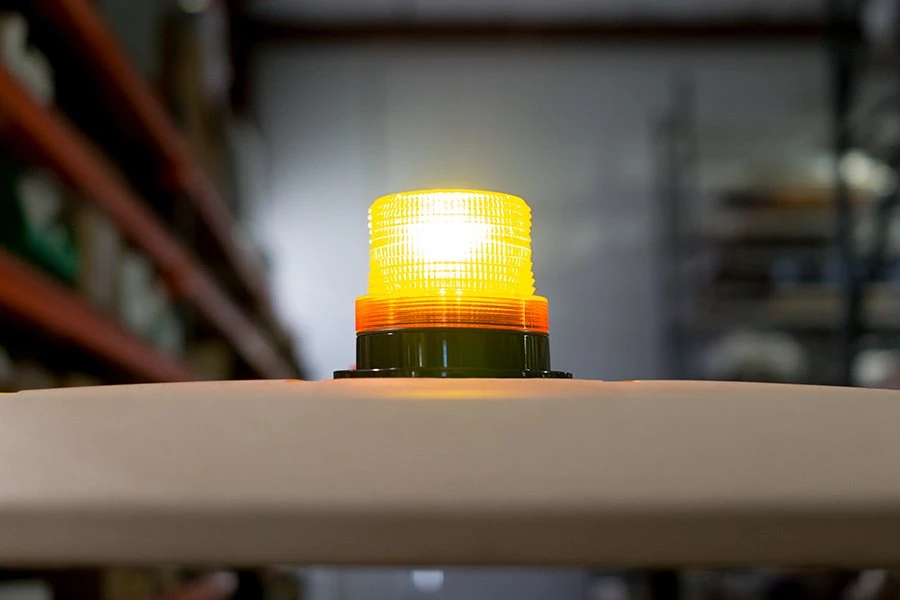 3-3/4" Amber LED Strobe Light Beacon - Double Flash Pattern - Amber - Image 7