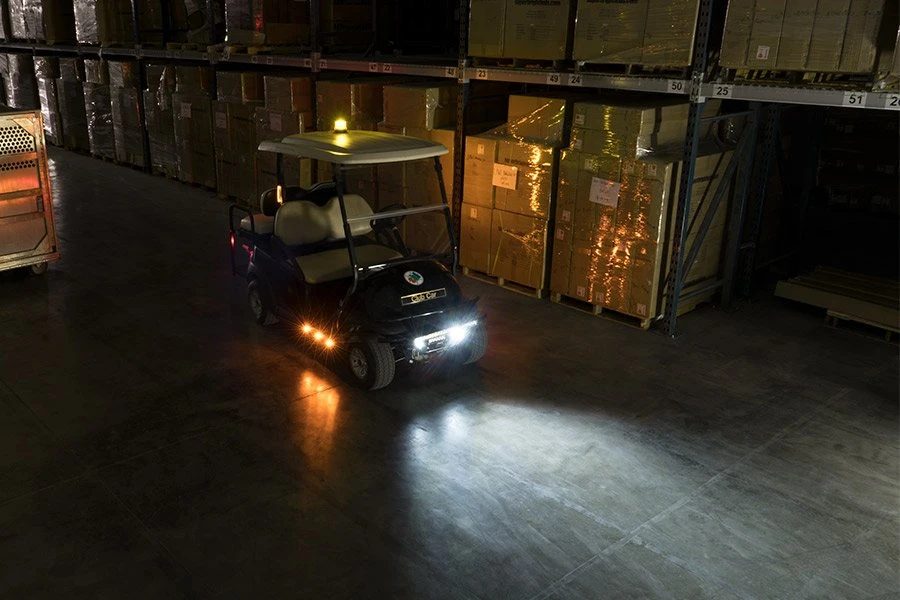 3-3/4" Amber LED Strobe Light Beacon - Double Flash Pattern - Amber - Image 6