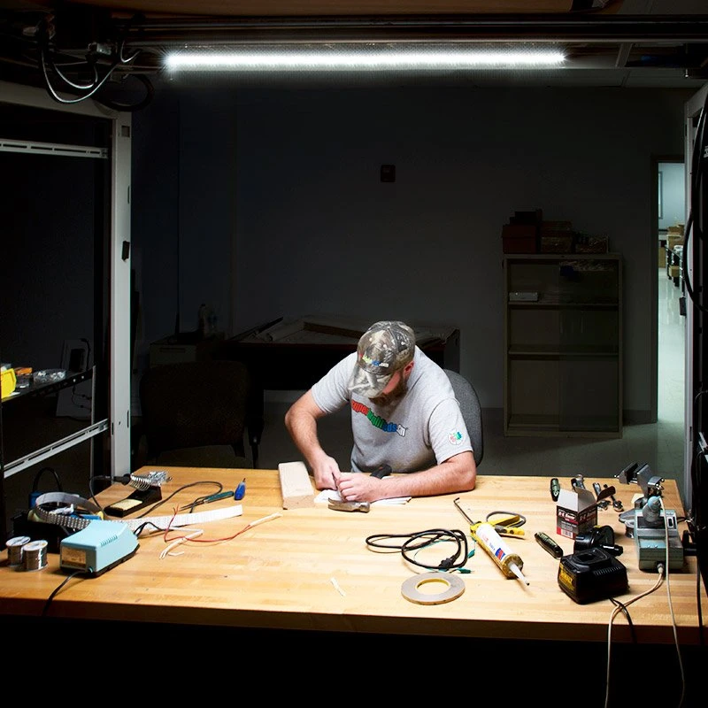 Custom Length White LED Strip Light - Highlight Series LED Tape Light - High-CRI Quad Row - 24V - IP20 - 1,317 Lm/ft - Image 7