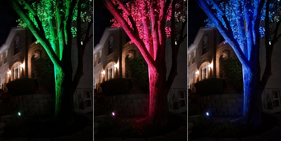 9W PAR36 RGB LED Light Bulb - Color Changing LED Flood Light - IR Remote - Waterproof IP68 - RGB - Image 4