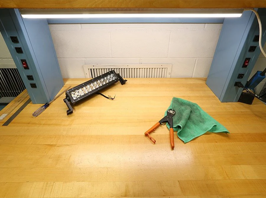 Integrated T5 LED Light Fixture - 120V Linkable LED Task Lights - Up To 600lm/ft - 5000K - 48" - Image 7