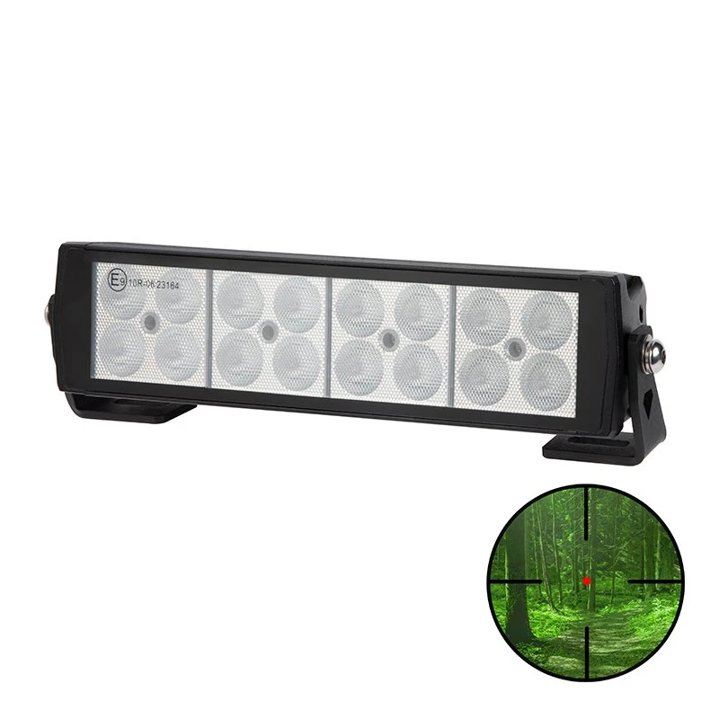 10.75" 850nm Off-Road Infrared LED Light Bar - 16W Double Row