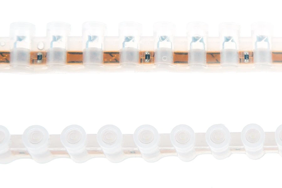 Outdoor Single-Color LED Strip Light - Super Flexible With Through Hole LEDs - 12V - Waterproof IP67 - 1m - Image 4