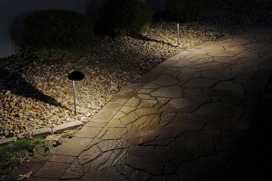 Landscape LED Path Lights With Offset Cone Shade - 3 Watt - Image 9