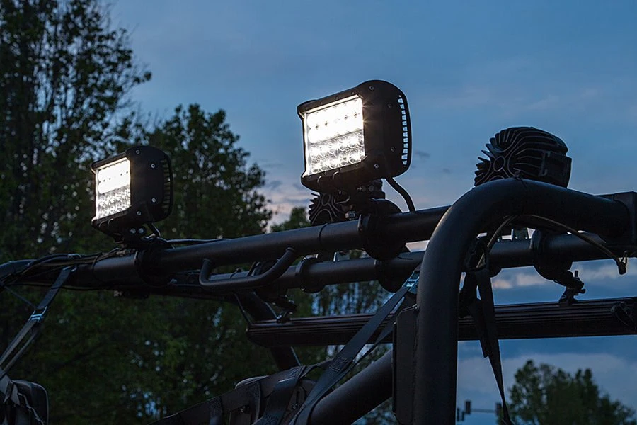 6.5" Titan Series Quad-Row Off-Road LED Light Bar - 72W Flood Light- 6,500 Lumens - Flood Beam - Image 11