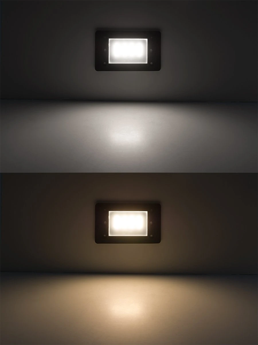 120V LED Step Light - Windowed Faceplate - Copper - 4500K - 6-Pack - Image 9