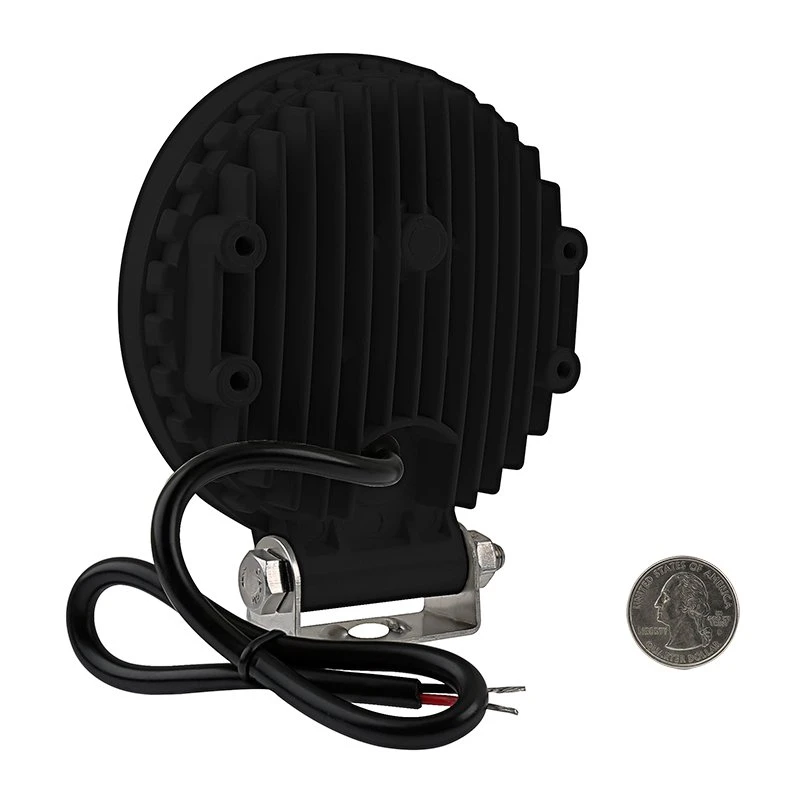 Off-Road LED Work Light / LED Driving Light - 4.5" Round - 18W - 1,800 Lumens - 60 Degree - Black Finish - 2-Pack - Image 4