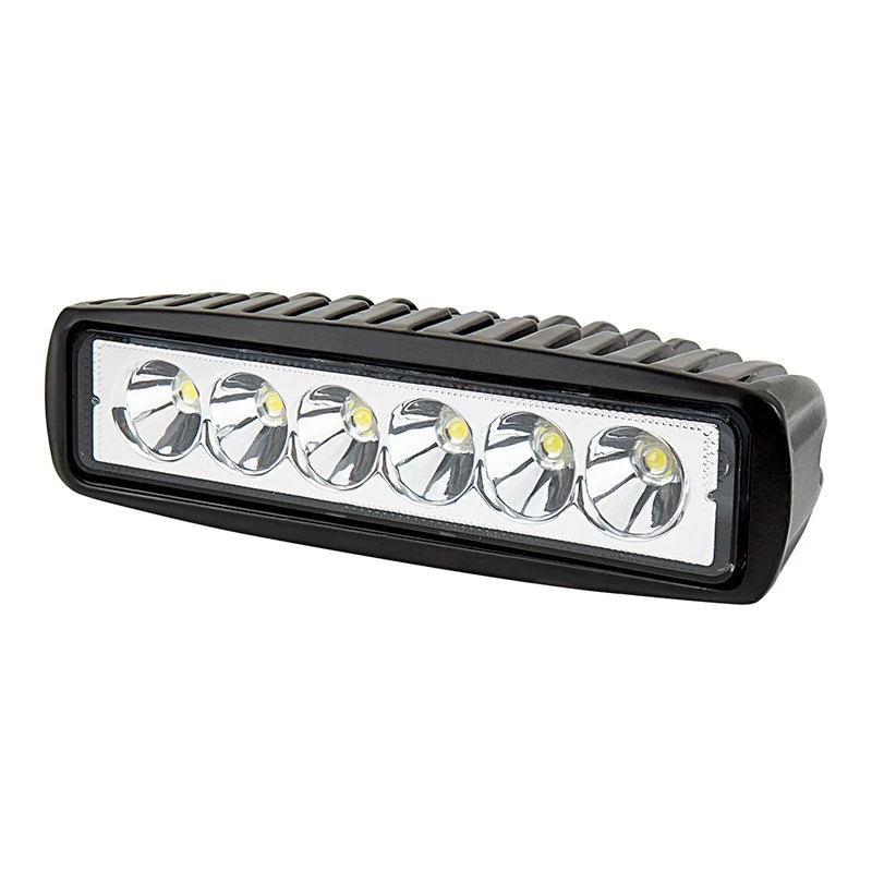 Off-Road LED Work Light / LED Driving Light - 6" Rectangle - 17W - 1,920 Lumens - 30 Degree - 2-Pack