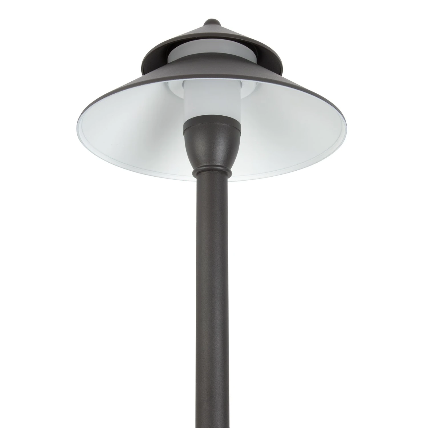 12V Landscape LED Path Light - 7.5" Two Tier Cone Shade - Bronze - 2700K / 3000K / 4000K - Image 3