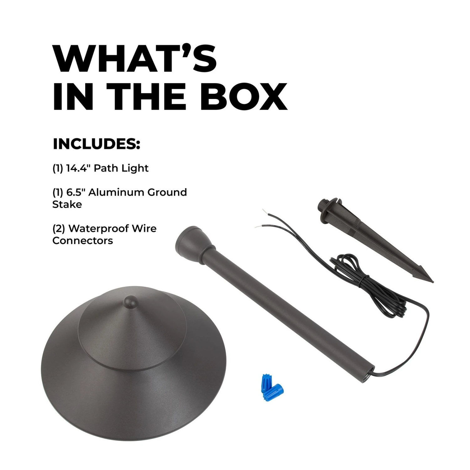 12V Landscape LED Path Light - 7.5" Two Tier Cone Shade - Bronze - 2700K / 3000K / 4000K - Image 4