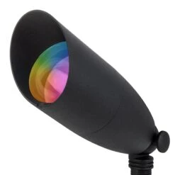 Cast Aluminum LED Ready Landscape Spot Light - Optional RGB+Tunable White MR16 Smart Bulb - Smartphone Compatible - Optional RF Remote