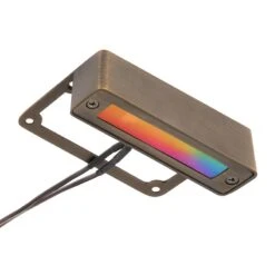 Solid Cast Brass Hardscape Light - 4" LED Ready / Drop-In Landscape Fixture - Optional G4 Smart Bulb - RGB + White - Alexa / Google Assistant