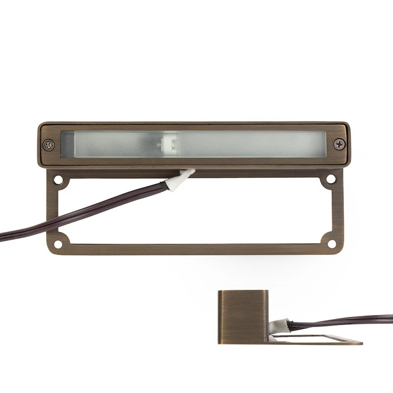 Solid Cast Brass Hardscape Light - 8" LED Ready / Drop-In Landscape Fixture - Optional G4 Bulb - 2700K / 4000K / 5700K - Image 2