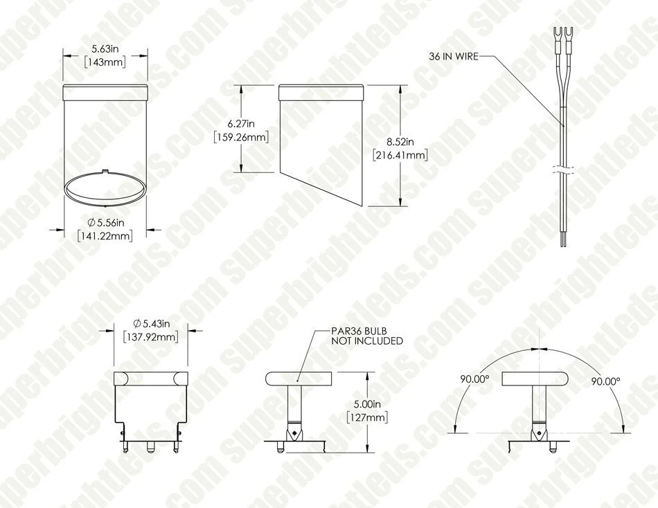 LED Ready Landscape In-Ground Well Light - Fixture Only - Image 8