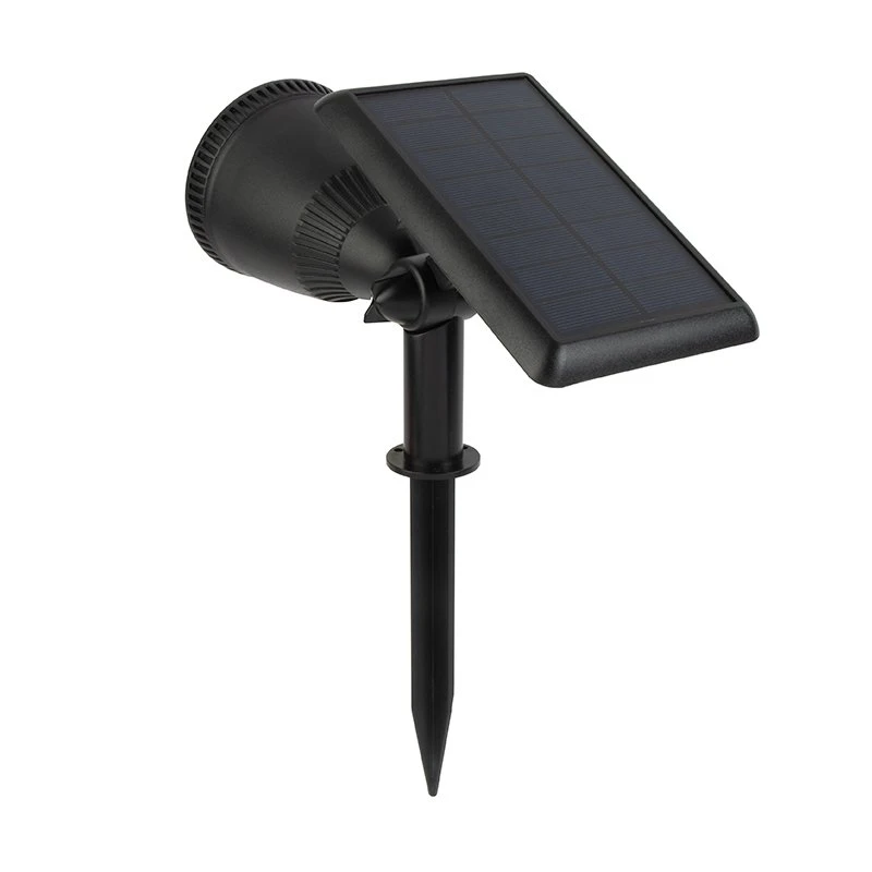 LED Solar Flood Light - Dusk-to-Dawn Photocell - 120-Degree Beam Angle - Stake Included - 3000K - Image 4