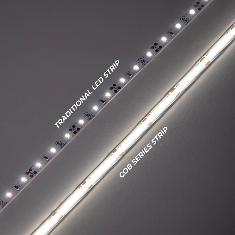 5m White COB LED Strip Light - COB Series LED Tape Light - High CRI - 24V - IP20 - Image 7