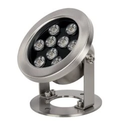 9W Underwater LED Light - Pond And Landscape Spotlight - 3000K - 12V AC/DC