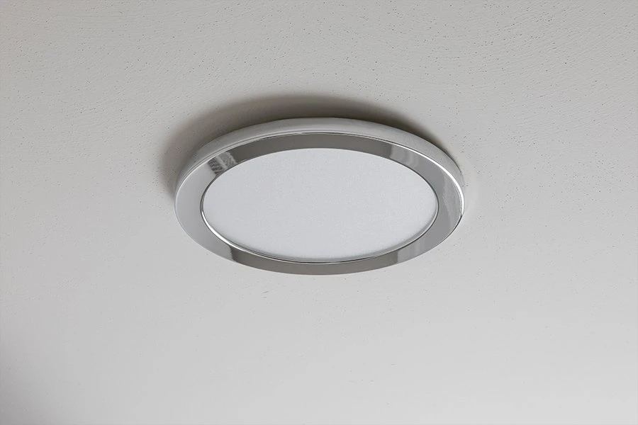 9" LED Downlight - Chrome Magnetic Trim - 18W Flush Mount Ceiling Light - 100W Incandescent Equivalent - Dimmable - 1,440 Lumens - 3000K / 4000K - Image 8