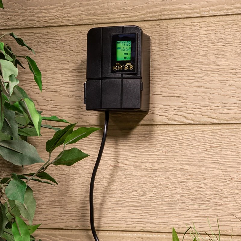 50W Low Voltage LED Landscape Transformer With Astronomical Dusk To Dawn Timer - 12 VAC Output - Image 5