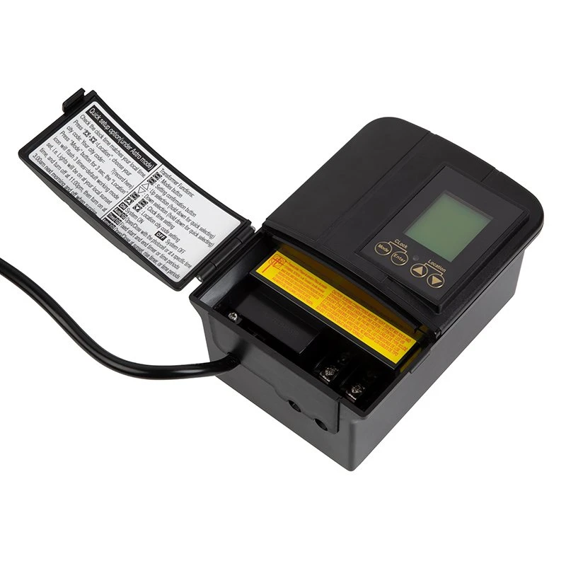 50W Low Voltage LED Landscape Transformer With Astronomical Dusk To Dawn Timer - 12 VAC Output - Image 2