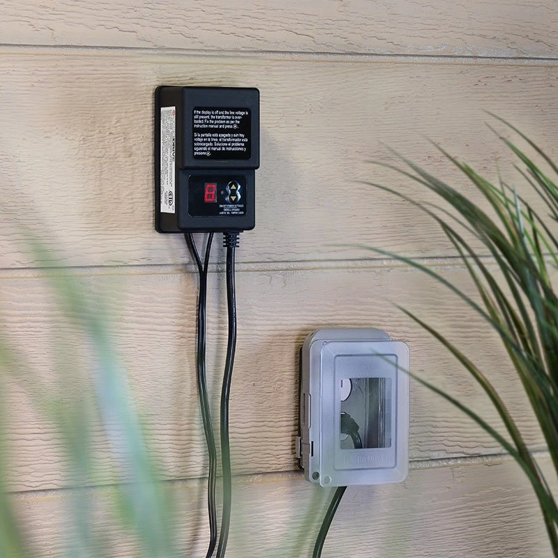 60W Low-Voltage Landscape Lighting Transformer - DiodeDrive Series® - Integrated Photocell And Timer - LVT-60W-12VAC - Image 6