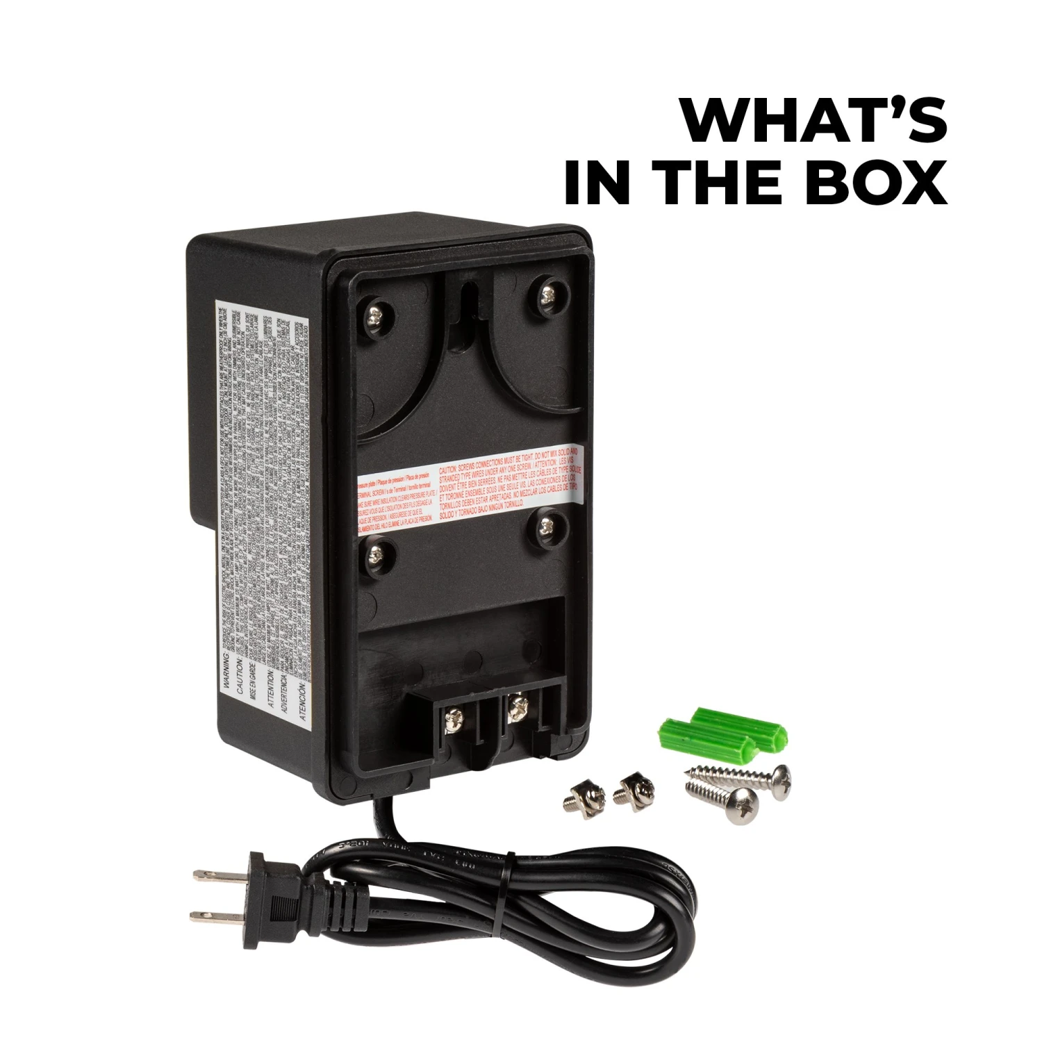 60W Low-Voltage Landscape Lighting Transformer - DiodeDrive Series® - Integrated Photocell And Timer - LVT-60W-12VAC - Image 2